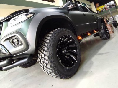 Fender flares Mercedes X-Class fra 2017-2020