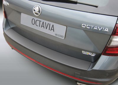 Ridsefast ABS plast Lastbeskytter / kofangerbeskyttelse til Skoda Octavia 2018-2020