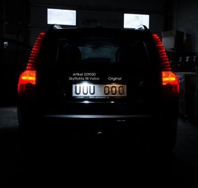 Skiltebelysning i LED til Volvo 2004-
