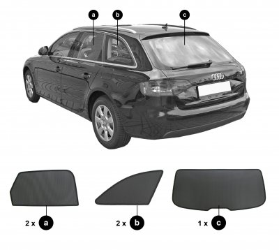 Solskærm Audi A4 Avant/Allroad fra 2008-2015