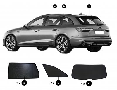 Solskærm Audi A4 Avant fra 2016- og fremefter