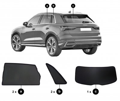 Solskærm Audi Q3 fra 2019- og nyere