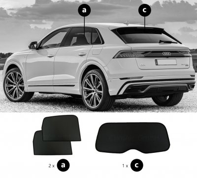Solskærm Audi Q8 fra 2018-