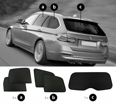Solskærm BMW 3-serie Touring fra 2013-2019