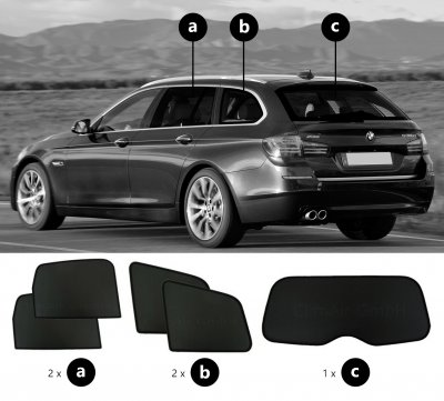 Solskærm BMW 5-serie Touring (stationcar) fra 2010-2017