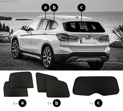Solskærm BMW X1 fra 2015-2022