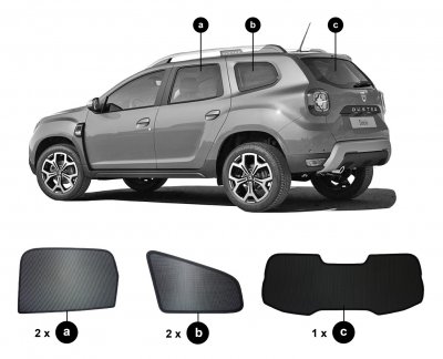 Solskærm Dacia Duster fra 2018-2024