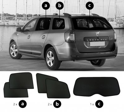 Solskærm Dacia Logan fra 2013-2020