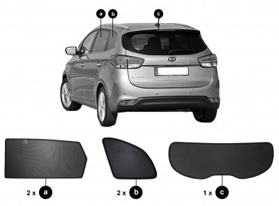 Solskærm Kia Carens 2014-2019