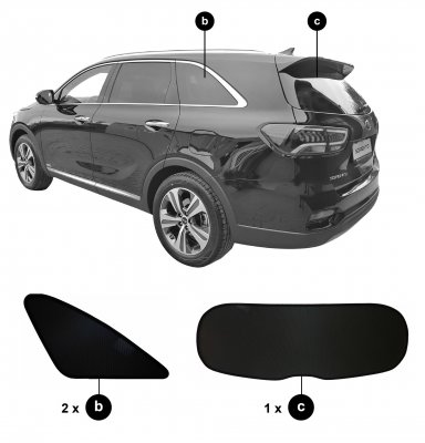 Solskærm Kia Sorento fra 2015-2020