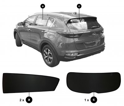 Solskærm Kia Sportage fra 2016-2021