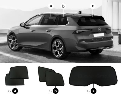 Solskærm Opel Astra Sports Tourer fra 2022-