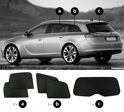 Solskærm Opel Insignia fra 2009-2016