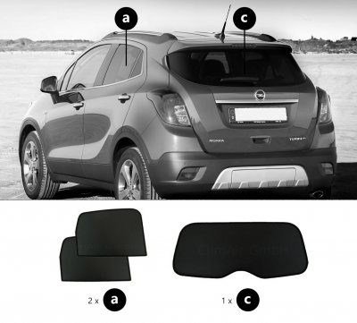 Solskærm Opel Mokka 2013-2020