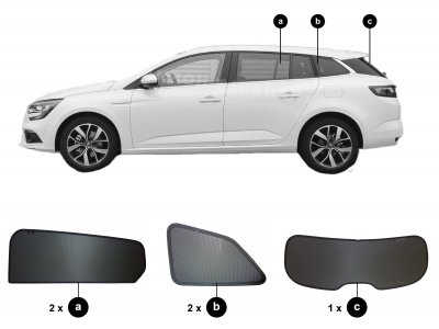 Solskærm Renault Megane Sport Tourer fra 2016-