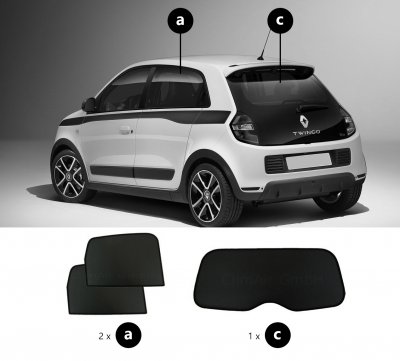 Solskærm Renault Twingo fra 2014-