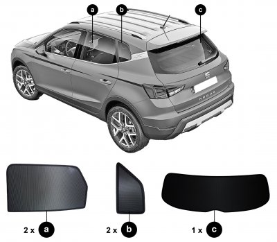 Solskærm Seat Arona fra 2017-