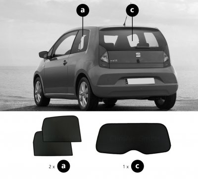 Solskærm Seat Mii 3-dørs fra 2011-