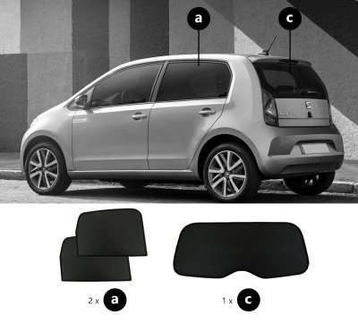 Solskærm Seat Mii 5-dørs fra 2011-