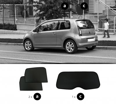 Solskærm Skoda Citigo 3-dørs fra 2011-