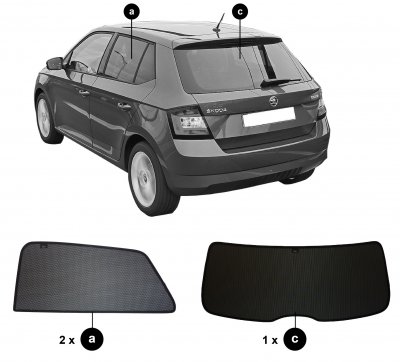Solskærm Skoda Fabia Hatchback fra 2015-2021