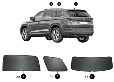 Solskærm Skoda Kodiaq fra 2017-2023