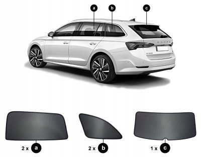 Solskærm Skoda Octavia fra 2021 og frem