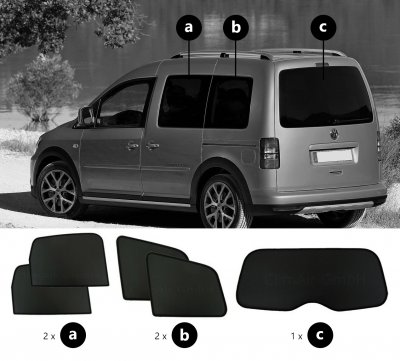 Solskærm Volkswagen Caddy fra 2010-2015