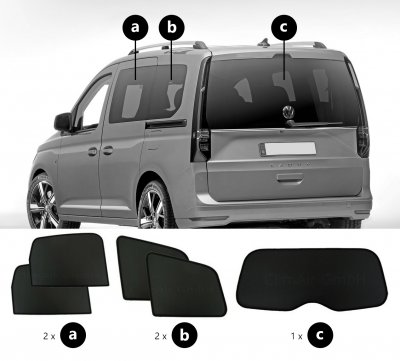 Solskærm Volkswagen Caddy fra 2020 og fremefter