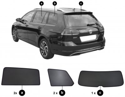 Solskærm Volkswagen Golf Sportscombi/Alltrack fra 2014-2019