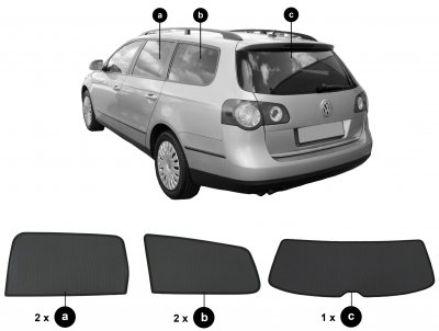 Solskærm Volkswagen Passat fra 2006-2010
