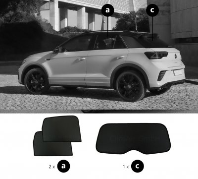 Solskærm Volkswagen T-Roc fra 2017-
