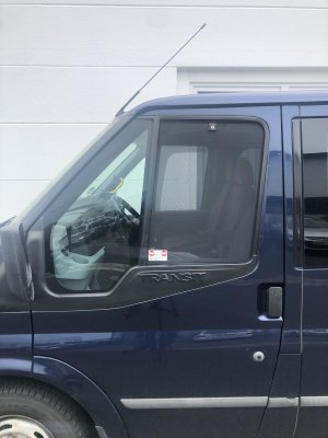 Solskærm Citroen Jumper fra 2007- og fremefter