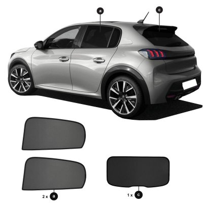 Solskærm Peugeot 208 fra 2020-