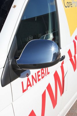 Spejlkapper i rustfrit stål til Volkswagen Transporter T5 2010-2015