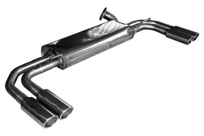 Sportsudstødningssystem med fire udgange 4x88x74mm til MB Vito/Viano fra 2004- og 2011-