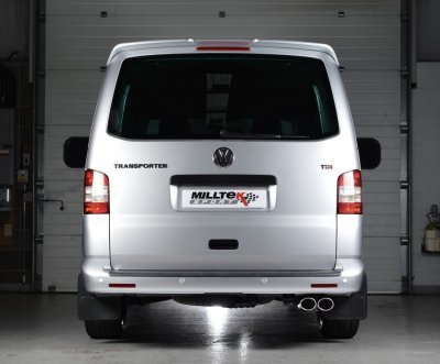 Sportsudstødningssystem Milltek til Volkswagen Transporter T5 2010-2015