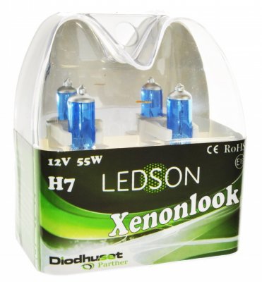 Forlygtepære 12 V Ultra White H7