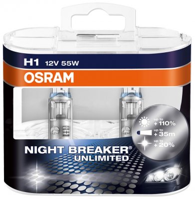 Osram 12 V Night Breaker forlygtepære