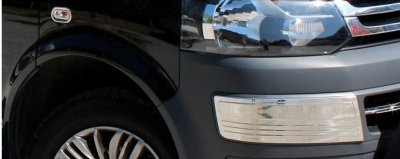 Kofangerhjørner i rustfrit stål til Volkswagen Transporter T5 2010-2015