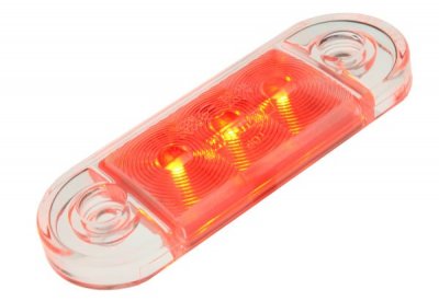 Supertyndt positionslys med 3xLED 12V/24V E-mærket