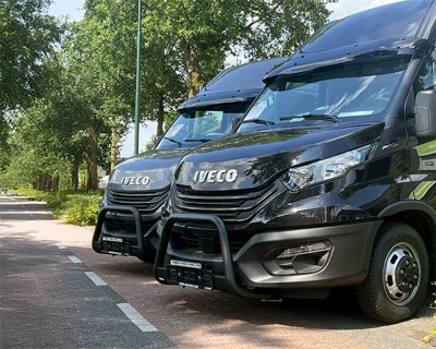 Frontbøjle Iveco Daily 2019-2022 | Sort pulverlakeret