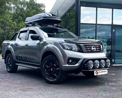 Sort lav Frontbøjle Nissan Navara fra 2016-