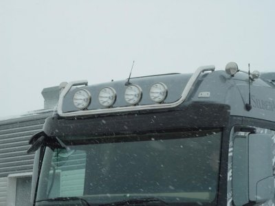 Tagbøjle i rustfrit stål - Mercedes-Benz Actros 2011- (BIG)