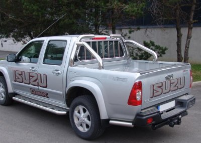 Targabøjle/klapstang i rustfrit stål til Isuzu D-Max 2007-2011