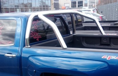 Rustfri stål targa/flap bar til Chevrolet Silverado 2015-