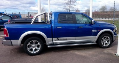 Tara bar/flap bar i rustfrit stål til 2010- Dodge Ram 1500