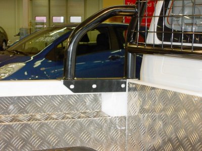 Targa/flap bar med gitter til Toyota Hilux 2006-