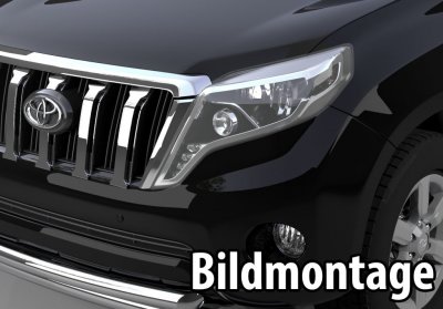 Gennemsigtige forlygteafdækninger til Toyota Land Cruiser 150 2014-