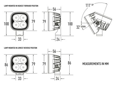 Lazer Utility 25 LED-arbejdslampe - 25W - projektørlys - 3016 lumen